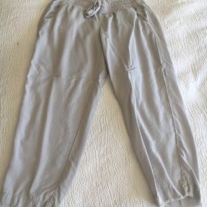 Cloth & Stone Cropped pant Khaki